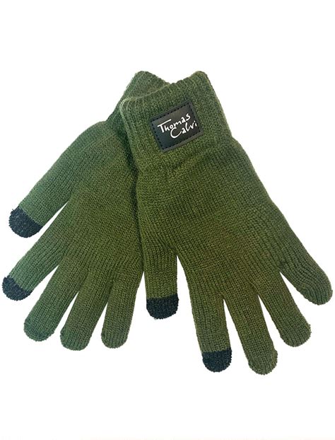 thomas calvi gloves|Men's Penn Knitted Gloves in Khaki – Tokyo Laundry.